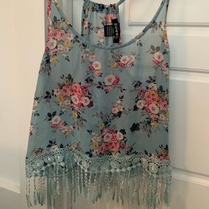Floral tank top